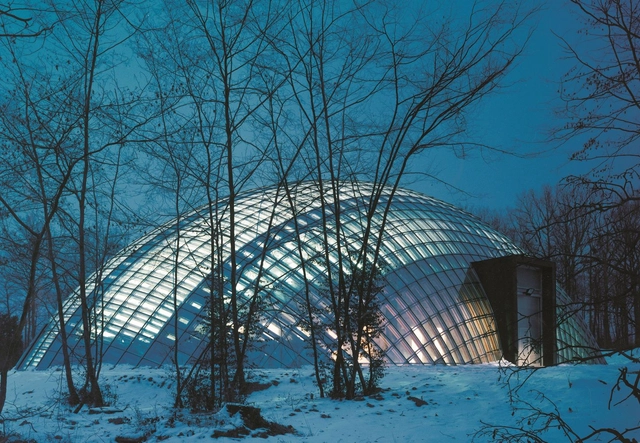 Walloon Branch of Reproduction Forestry Material  / SAMYN and PARTNERS - Industrial Architecture, Arch, Forest
