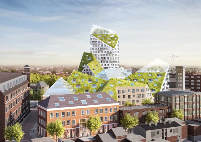 MVRDV e SDK Vastgoed são selecionados para projetar um complexo habitacional sustentável em Eindhoven - Imagem de Destaque