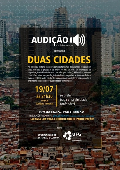Audição - A música ensina  | Edição #1 - Duas cidades  - Imagem de Destaque