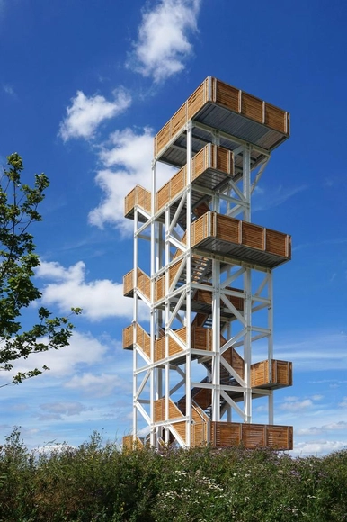 Torre de observación Hoge Bergse Bos / Ateliereen Architecten - Centro De Observación