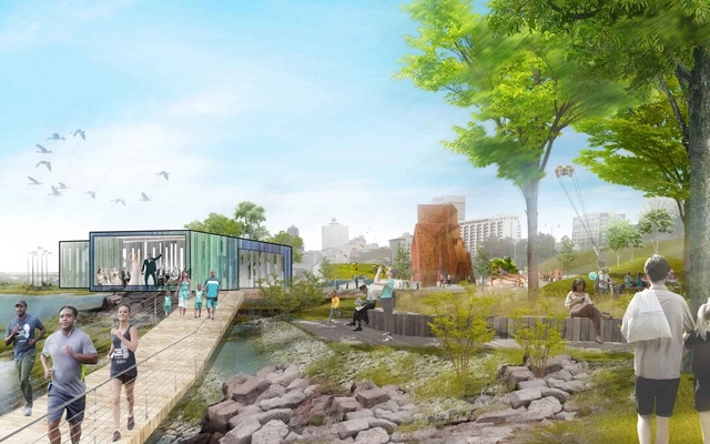Studio Gang Unveils Community-Led Revitalization Masterplan for Memphis' Mississippi River  - Featured Image