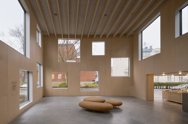 Skissernas Museum / Elding Oscarson - Museum, Bedroom, Facade, Beam
