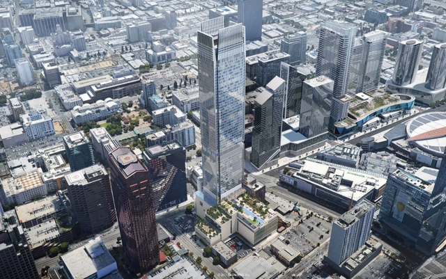 这栋66层楼高的摩天大厦可能会成为洛杉矶第三高楼 - 主图