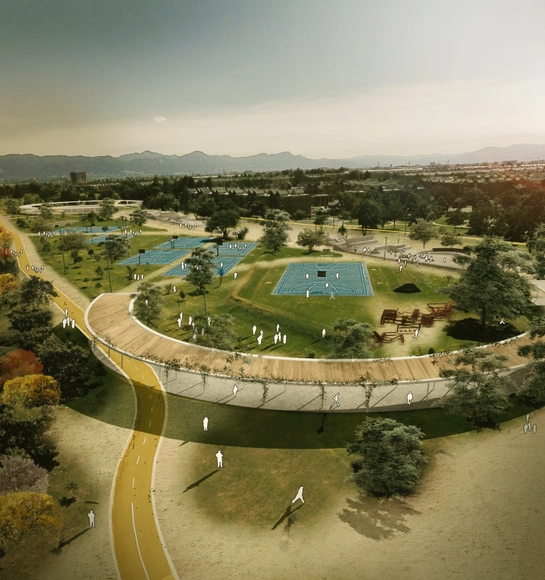 mayorga+fontana + Plano Arquitectos, segundo lugar en concurso de ideas del Parque Juan Amarillo - Parque