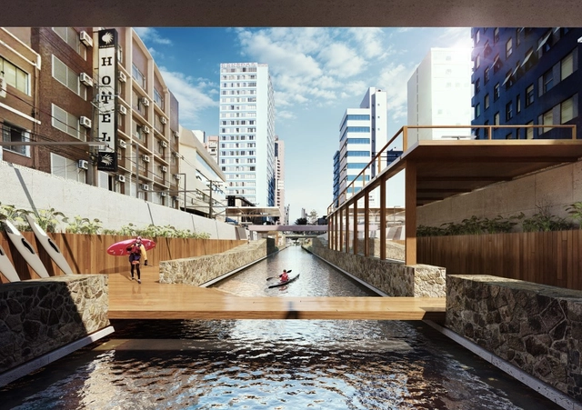 Arquitetos propõem reabertura de rios canalizados de Curitiba - Imagem de Destaque