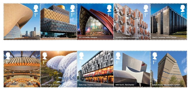 The UK’s Best Contemporary Architecture Celebrated in New Stamp Series - Featured Image