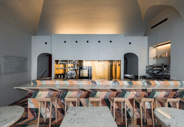Iskra / NOWADAYS office - Interior Design, Arch, Table, Lighting, Chair