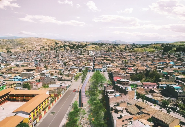 Primer lugar Concurso 'Alameda Clodoaldo' en Jauja, Perú / Plataforma Activa - Imagen Principal