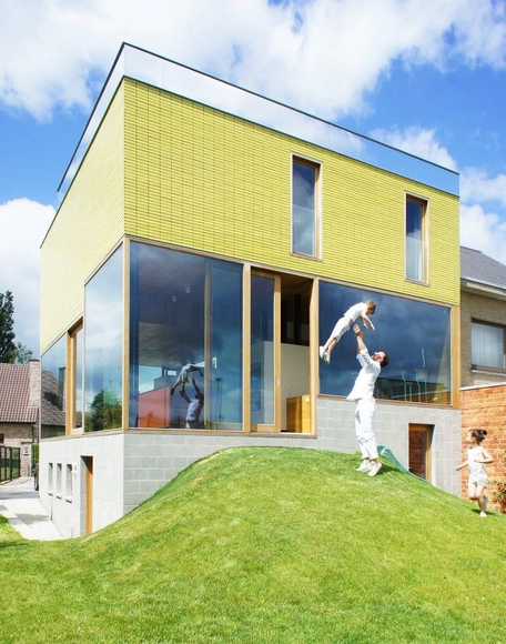 Stephanie & Kevin / Atelier Vens Vanbelle - Houses, Facade, Door