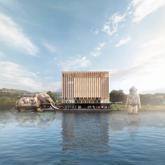 Este es el 'Teatro de Todos', el diseño ganador del Teatro de Las Artes de Panguipulli - Centro De Artes Escénicas