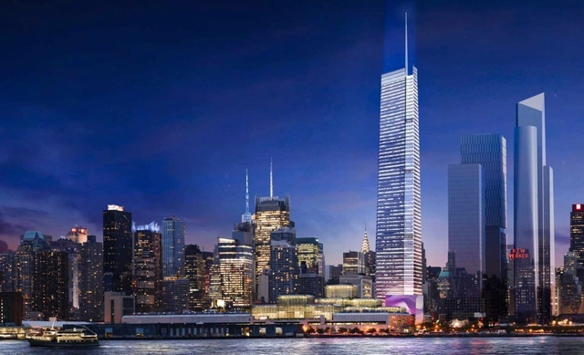 FXFOWLE 最新设计大厦高达411米，将成为哈德逊河畔建筑群中最高 - 主图