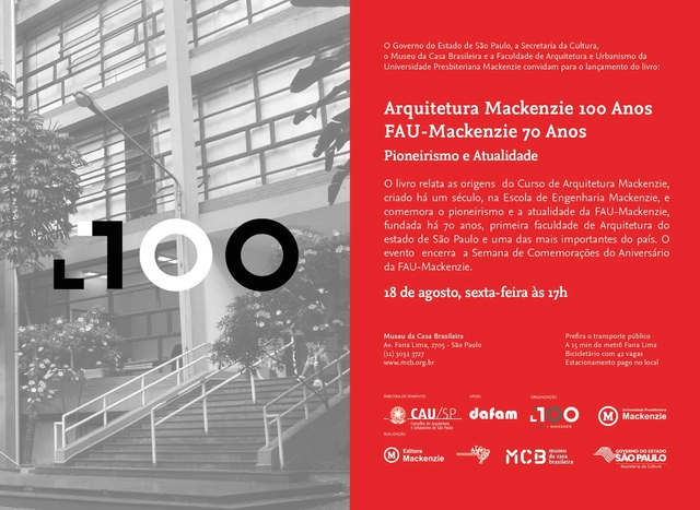 Lançamento de livro documenta os 100 anos da Arquitetura Mackenzie em São Paulo - Imagem de Destaque