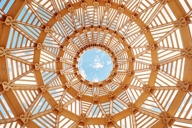 1:1 木篓装置 Zern Pavilion / Vlad Kissel - 展览中心