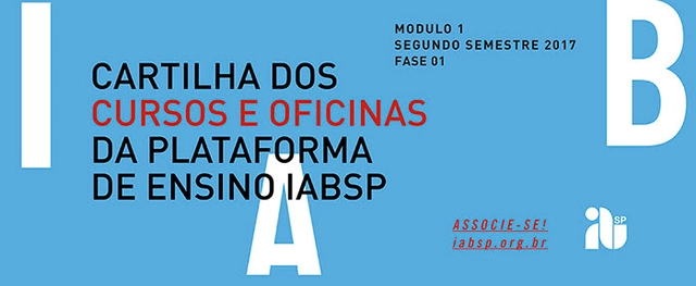 Inscrições abertas para os cursos e oficinas da plataforma de ensino do IABsp - Imagem de Destaque