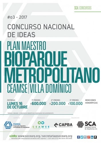 Concurso Nacional de Ideas Plan Maestro Bioparque Metropolitano CEAMSE / Argentina - Imagen Principal