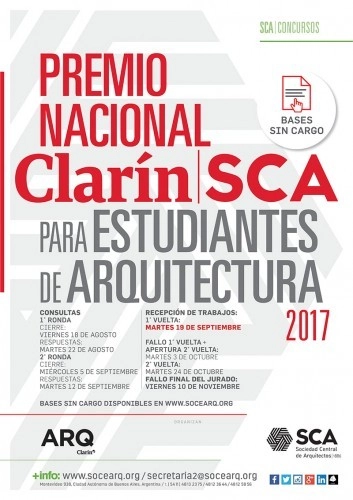 Premio Nacional Clarin-SCA para estudiantes de arquitectura / Argentina - Imagen Principal