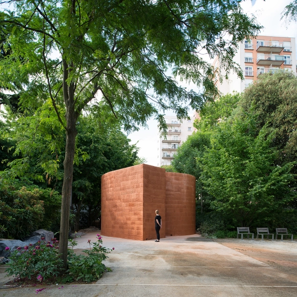 Bell pavilion  / Pezo von Ellrichshausen - Pabellón, Jardín, Fachada