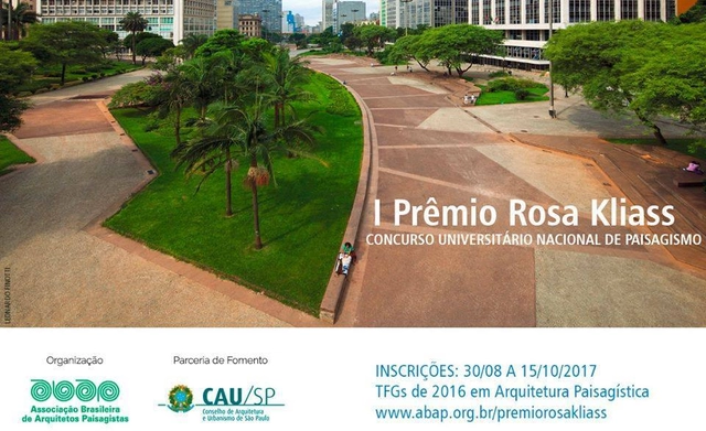 ABAP lança 1º Prêmio Rosa Kliass de paisagismo - Imagem de Destaque