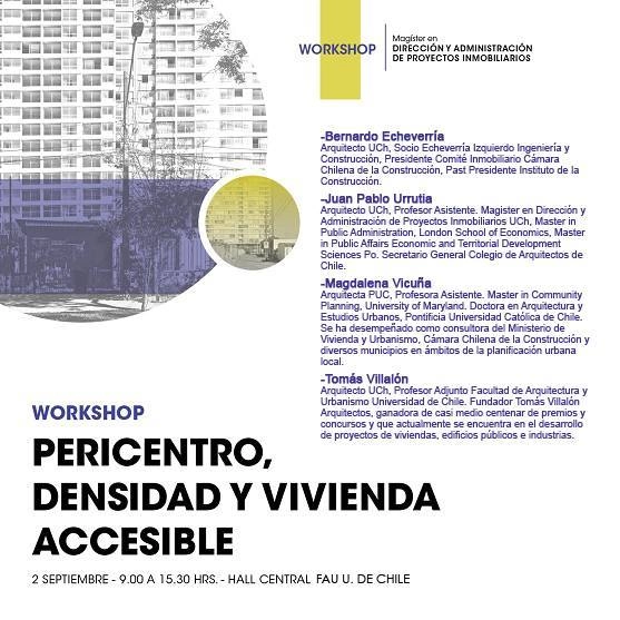 Workshop 'Pericentro, densidad y vivienda accesible' - Imagen Principal