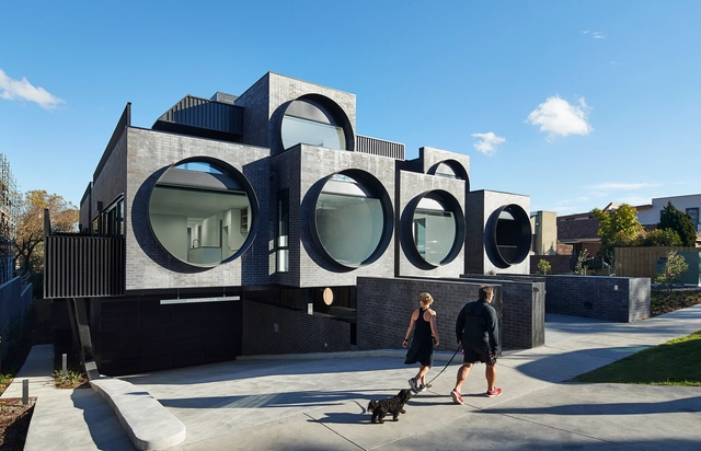 圆形公寓：住进滚筒洗衣机中 / BKK Architects - 公寓