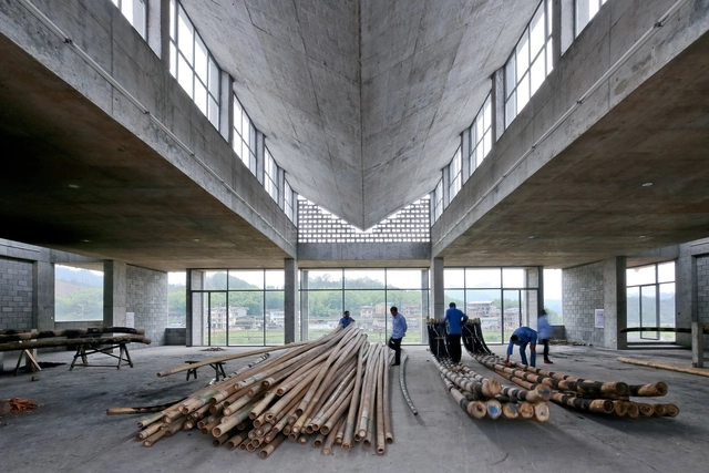 Fábrica de Balsas de Bambú Wuyishan / TAO - Trace Architecture Office - Fábrica