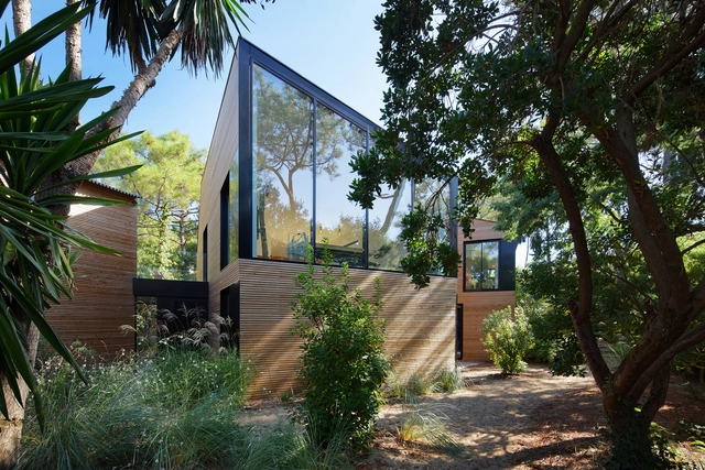 Holiday House in Cap Ferret / Atelier du Pont - Houses, Garden, Stairs, Facade, Arch