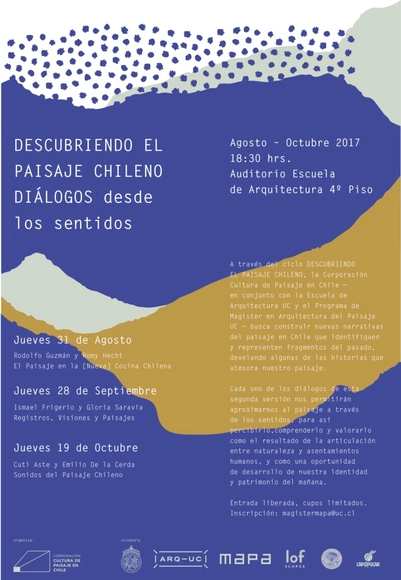 II Ciclo de Diálogos 'Descubriendo el Paisaje Chileno: Diálogo desde los Sentidos' - Imagen Principal