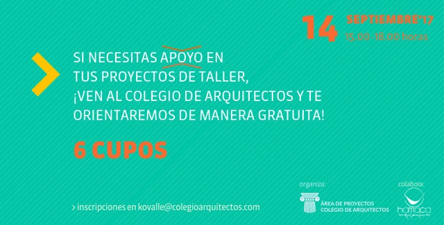 Correcciones de taller en el Colegio de Arquitectos de Chile - Imagen Principal