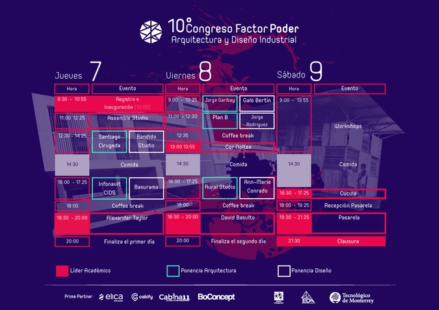 Conoce el line-up de la décima edición de Factor Poder: Congreso de Arquitectura y Diseño Industrial en Querétaro - Imagen Principal