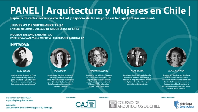 Panel: Arquitectura y Mujeres en Chile - Imagen Principal