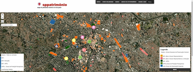 Mapa interativo do Patrimônio Histórico de São Paulo  - Imagem de Destaque