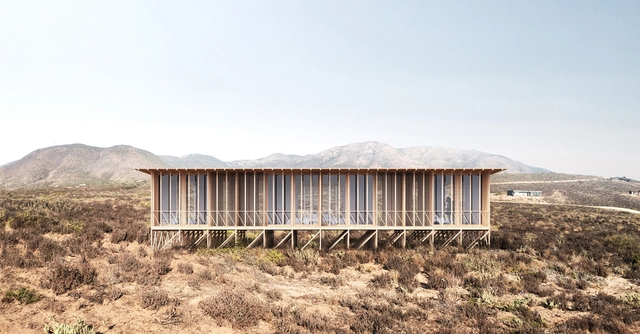Josep Ferrando se suma al proyecto ochoquebradas con el diseño de una casa y hotel de madera - Imagen Principal