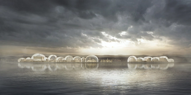 PRÁCTICA + Rodrigo Pérez de Arce presentan diseño para el Centro Antártico Internacional en Chile - Centro De Investigación, Costa