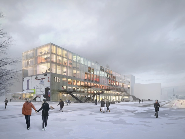 MVRDV e BSK divulgam projeto de recuperação de um antigo armazém em Gotemburgo - Imagem de Destaque