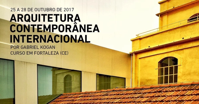 Curso "Arquitetura Contemporânea Internacional" em Fortaleza - Imagem de Destaque