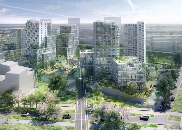 OMA y FABRICations ganan concurso para transformar antiguo complejo penal en Amsterdam - Imagen Principal