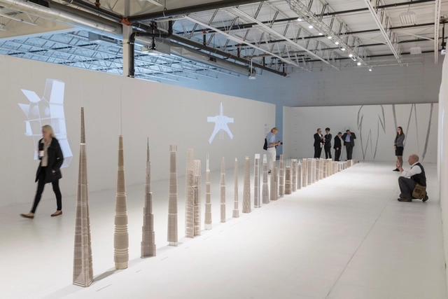 SOM exhibe 30 modelos de esqueletos estructurales que muestran la evolución del rascacielos - Imagen Principal