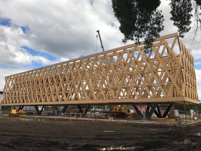 Finalizan obras de Pabellón de Chile para Expo Milán 2015 en Temuco - Imagen Principal