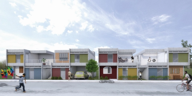 1º lugar no Grupo 3 do Concurso CODHAB para Habitação de Interesse Social - Habitação Coletiva