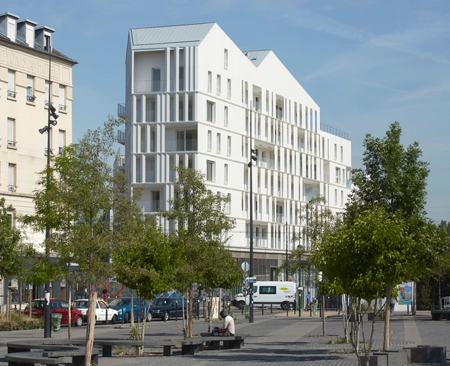 街道一隅的双面大楼 Néaucité Housing / Atelier Krauss Architecture - 居住建筑