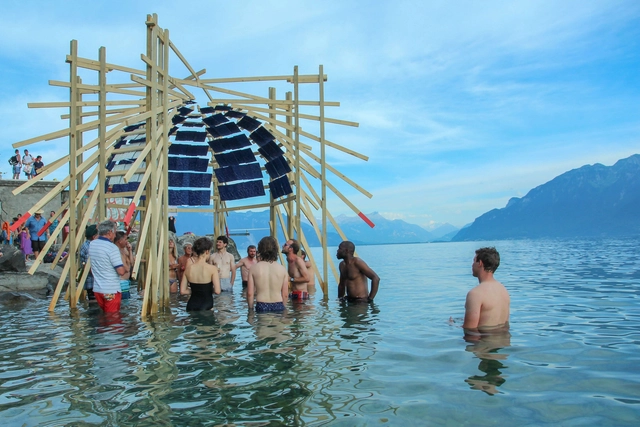 Temporary Porcelain Clad Pavilion Addresses The Notion of Ornamentation in Architecture - Featured Image