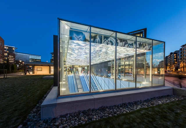 尼德伦地铁站扩建 / Kristin Jarmund Architects - 地铁站