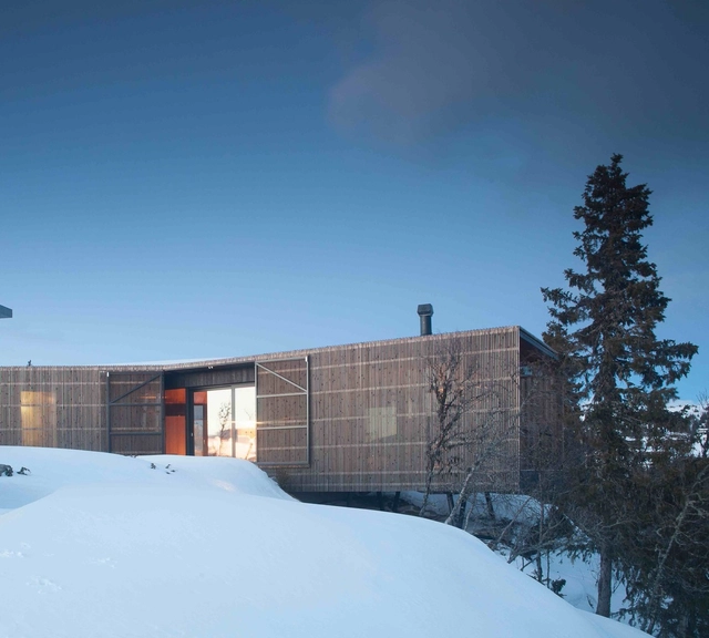 Cabina Kvitfjell / Lund Hagem Architects - Casas