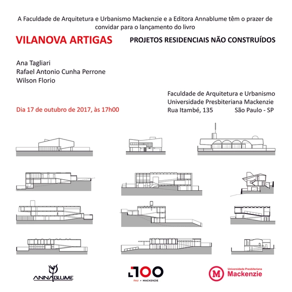 Lançamento do Livro "Vilanova Artigas. Projetos residenciais não construídos" - Imagem de Destaque