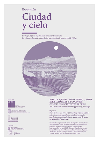 Exposición Ciudad y Cielo. Santiago 1850: la capital antes de su modernización - Imagen Principal