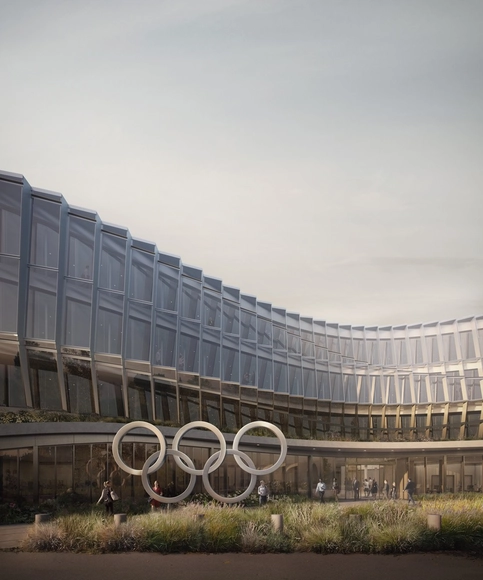 Así avanza la construcción de las nuevas oficinas centrales del Comité Olímpico Internacional en Suiza - Imagen Principal