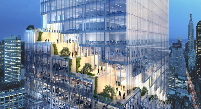Developer Secures Air Rights for BIG's Spiraling New York Office Tower - Featured Image