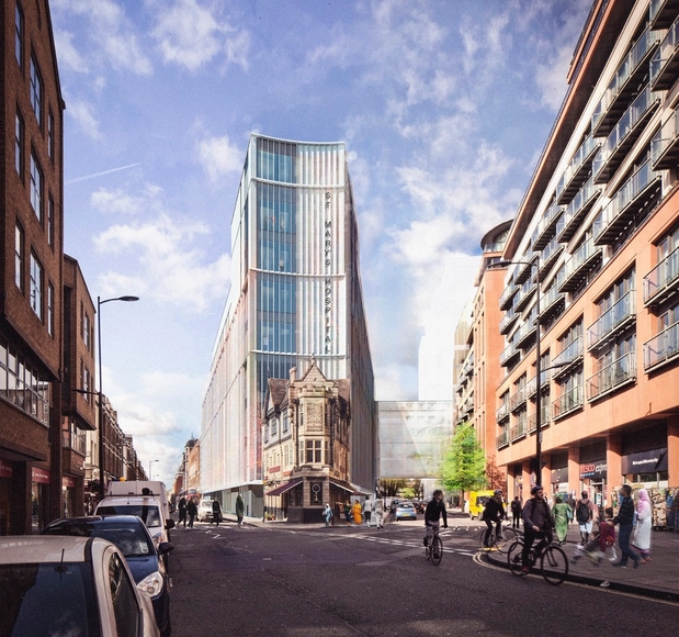 伦敦圣玛丽医院项目设计许可，Feilden Clegg Bradley 事务所主持扩建 - 主图