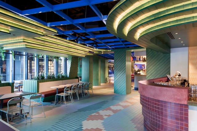Hightail Bar / Technē Architecture and Interior Design - Restaurant, Beam, Chair, Table