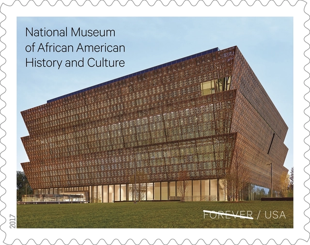 US Postal Service Releases Stamp Commemorating Adjaye's Smithsonian Museum of African American History - Featured Image